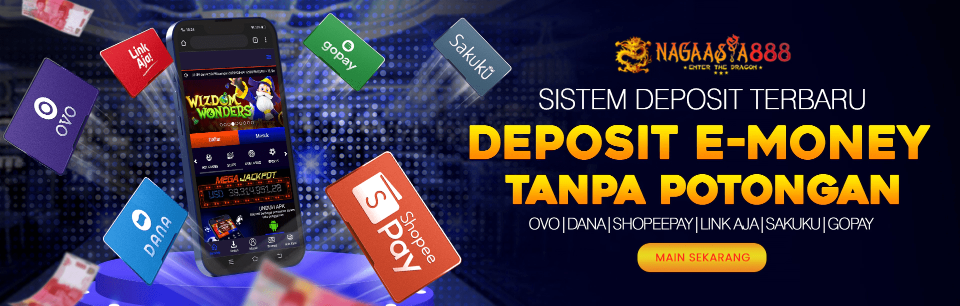 DEPOSIT E-MONEY TANPA POTONGAN